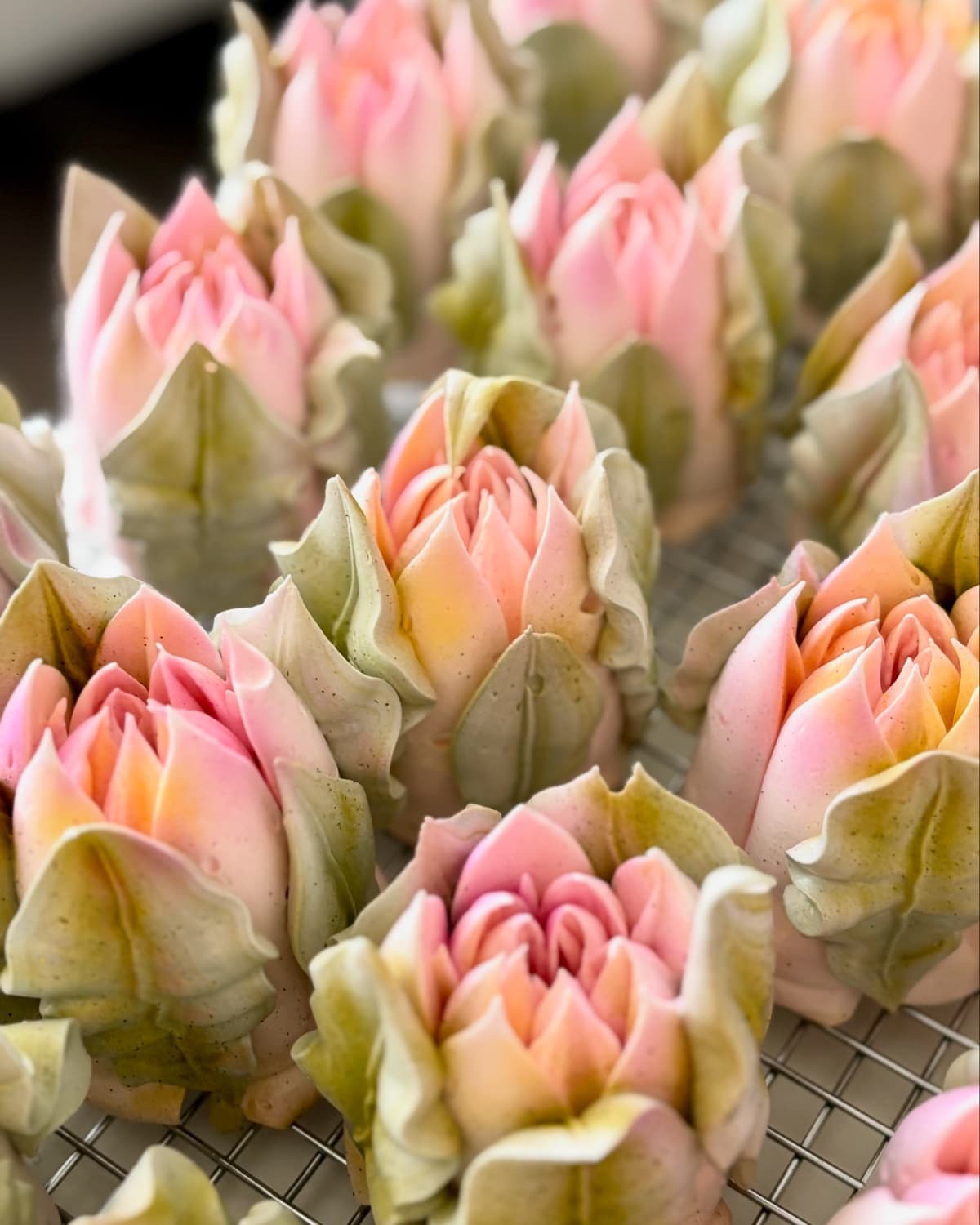 Marshmallow flower arrangement
