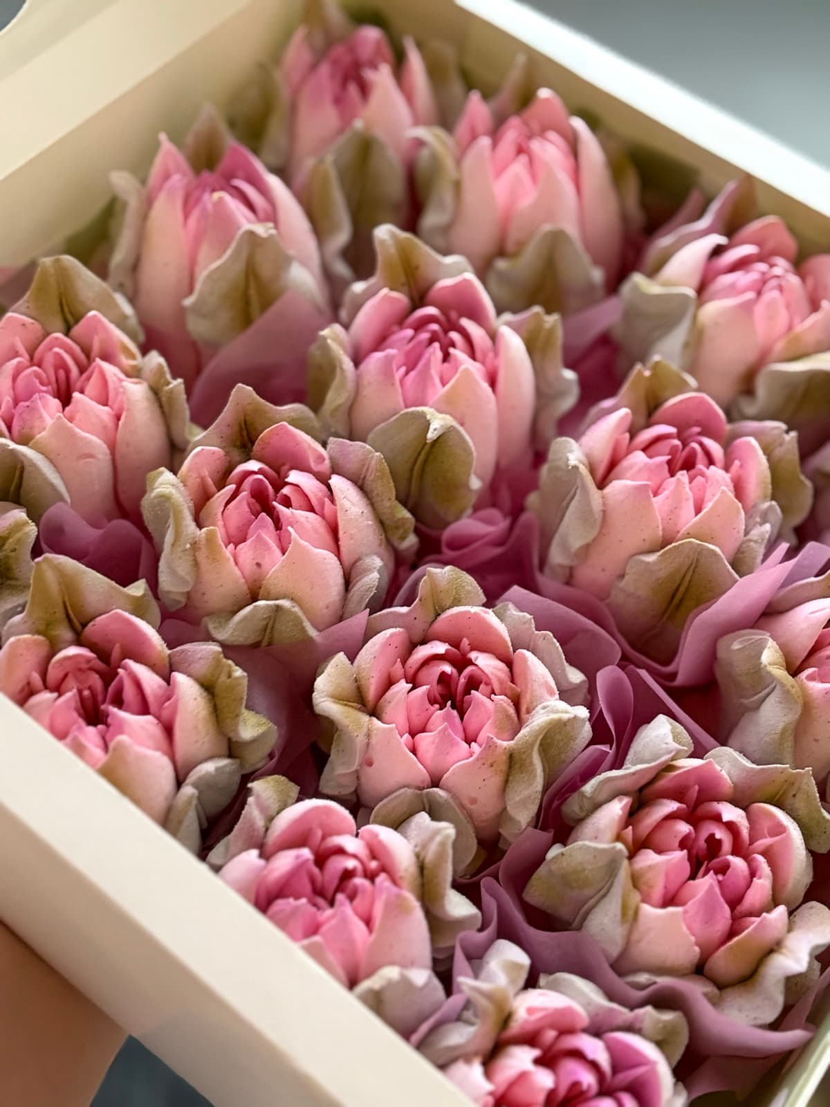 Marshmallow flower arrangement