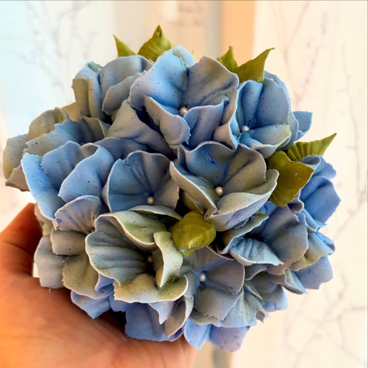 Marshmallow flower arrangement