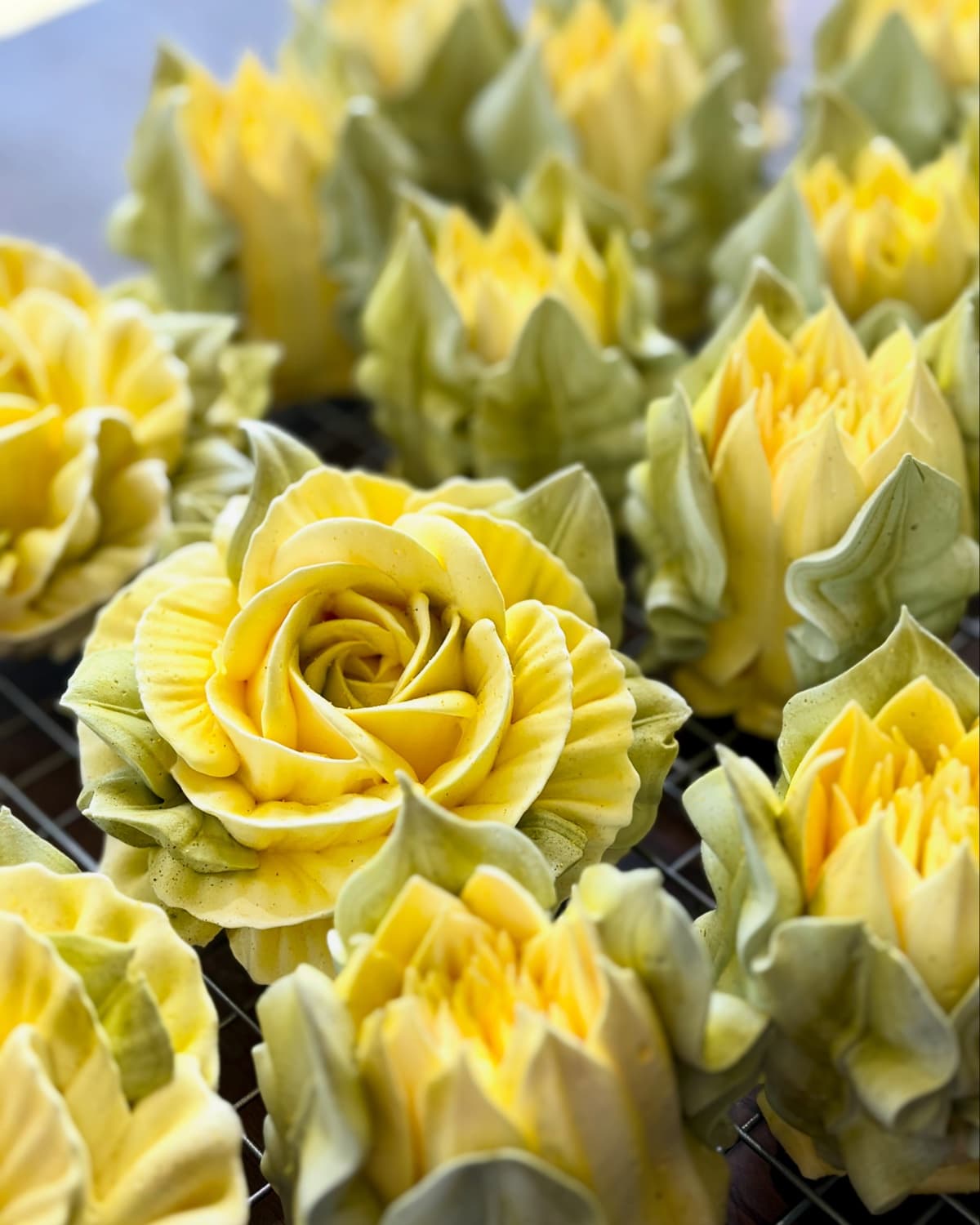 Marshmallow flower arrangement