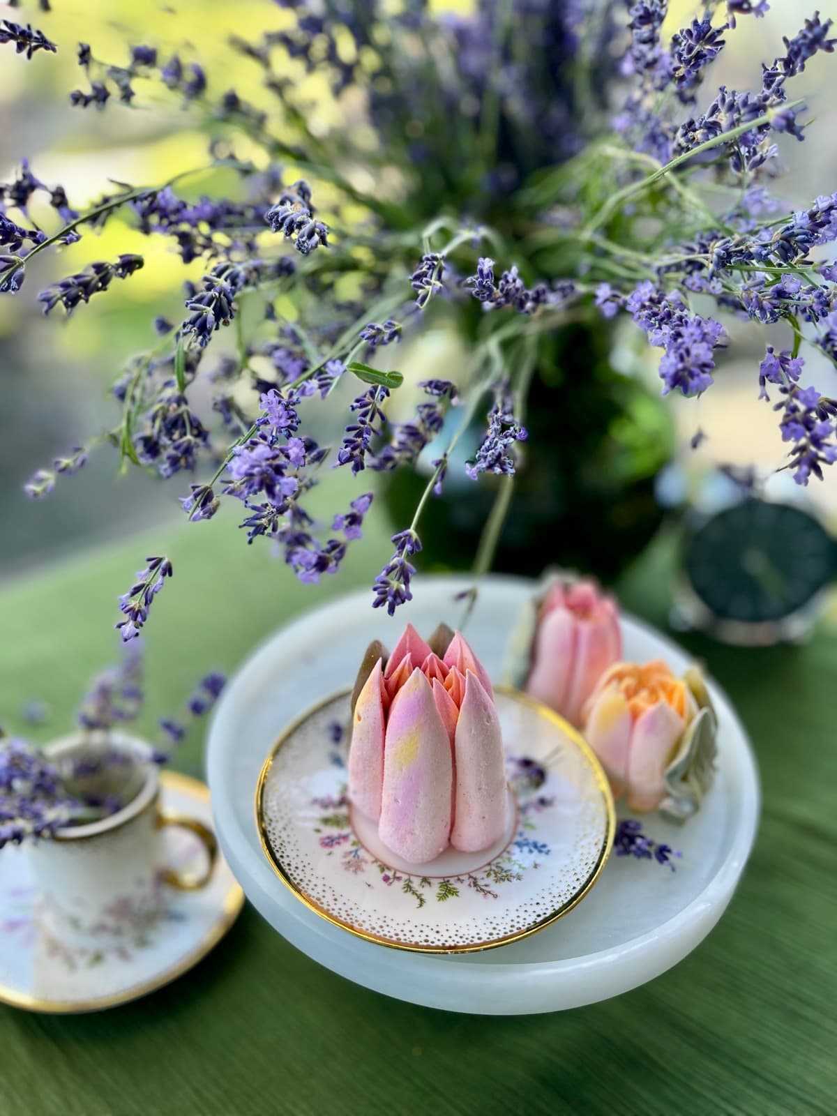 Marshmallow flower arrangement