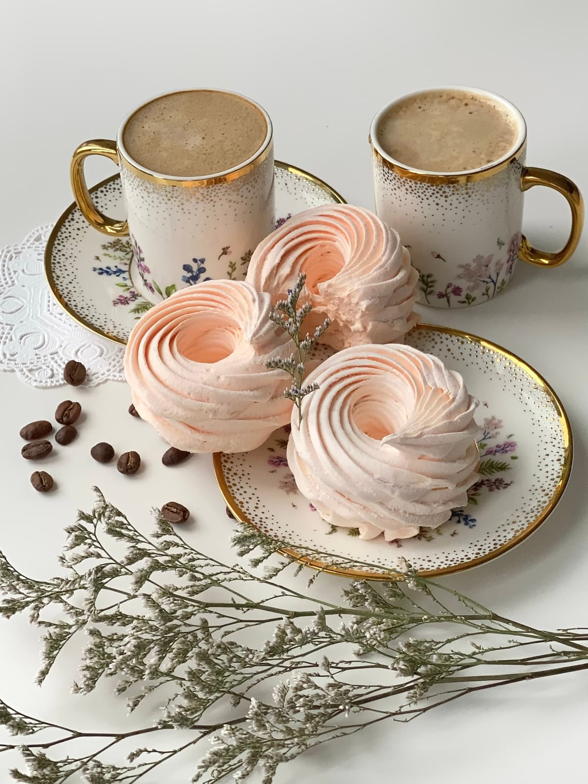 Marshmallow flower arrangement